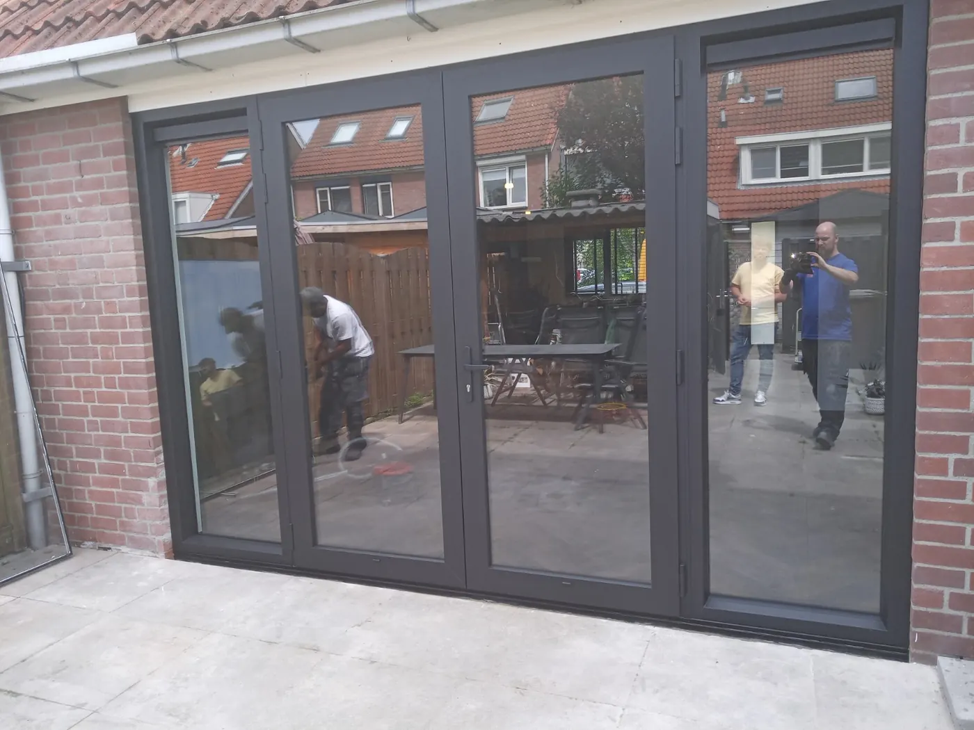 Dubbele deur met zijlichten naar het terras, foto 3