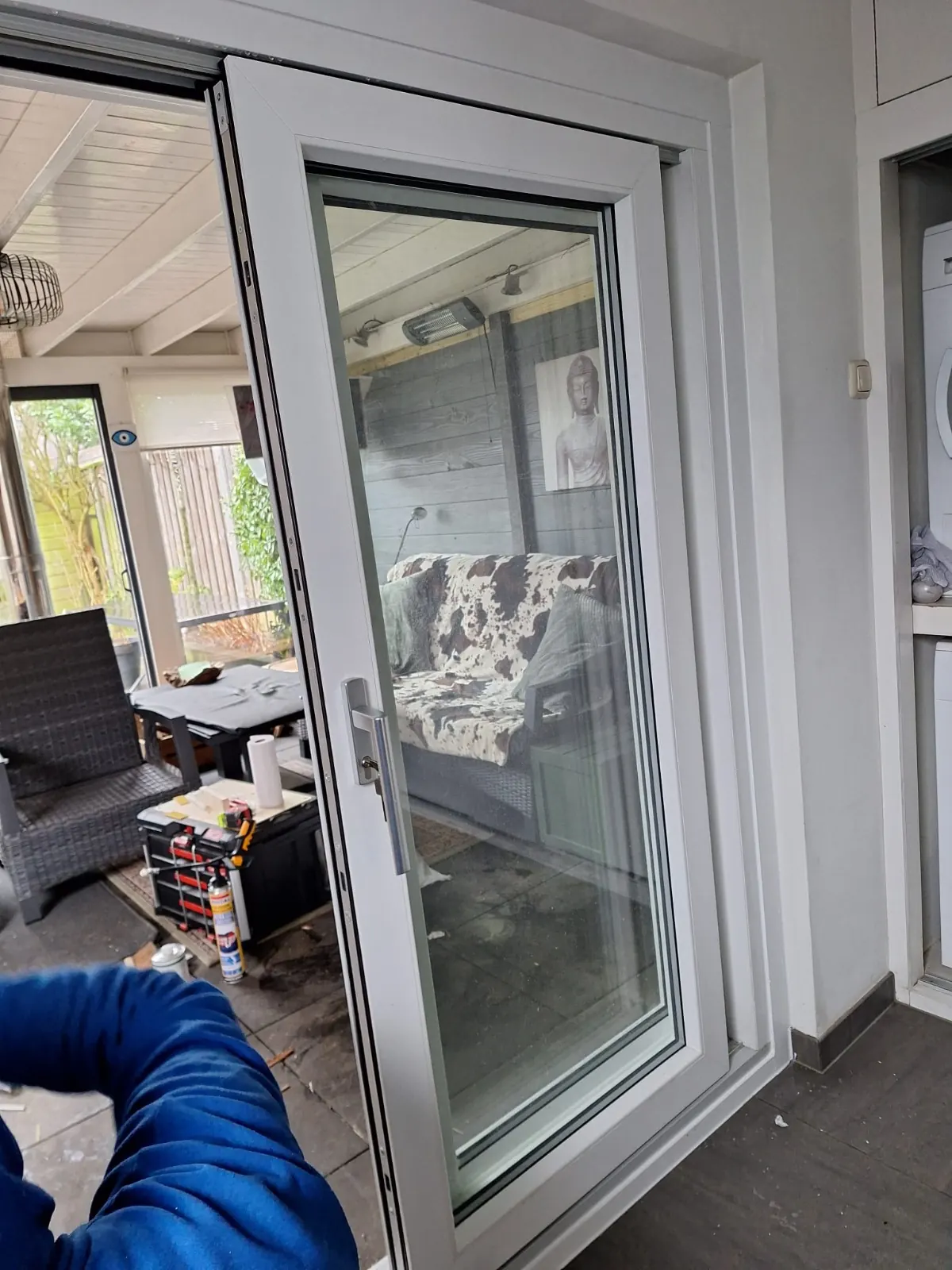 Tuinkamer en bijkeuken in wit kunststof, foto 4