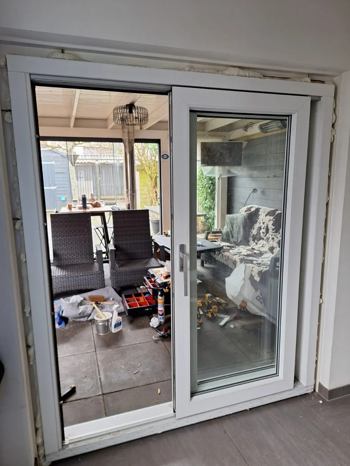 Tuinkamer en bijkeuken in wit kunststof, foto 6