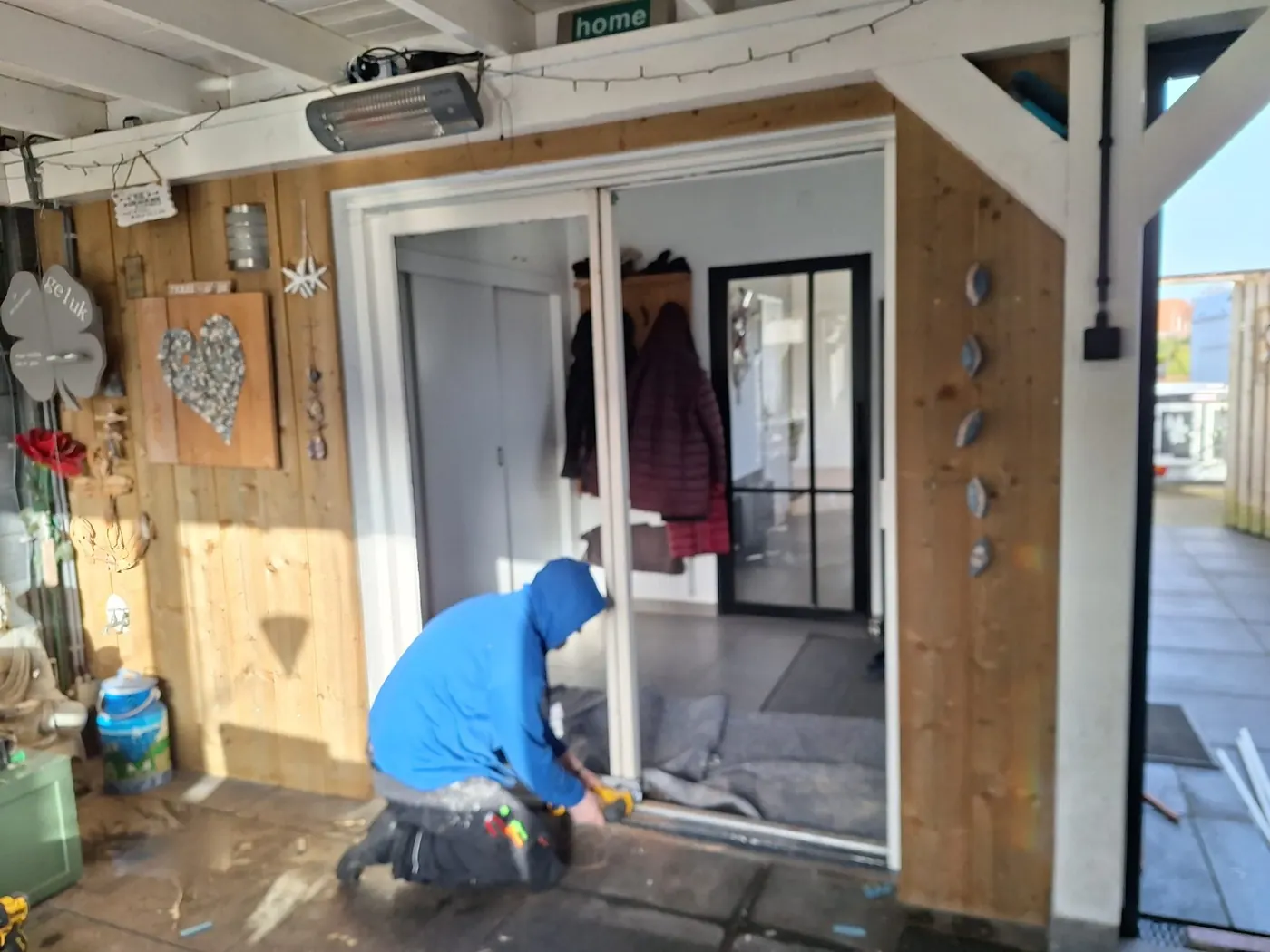 Tuinkamer en bijkeuken in wit kunststof, foto 9