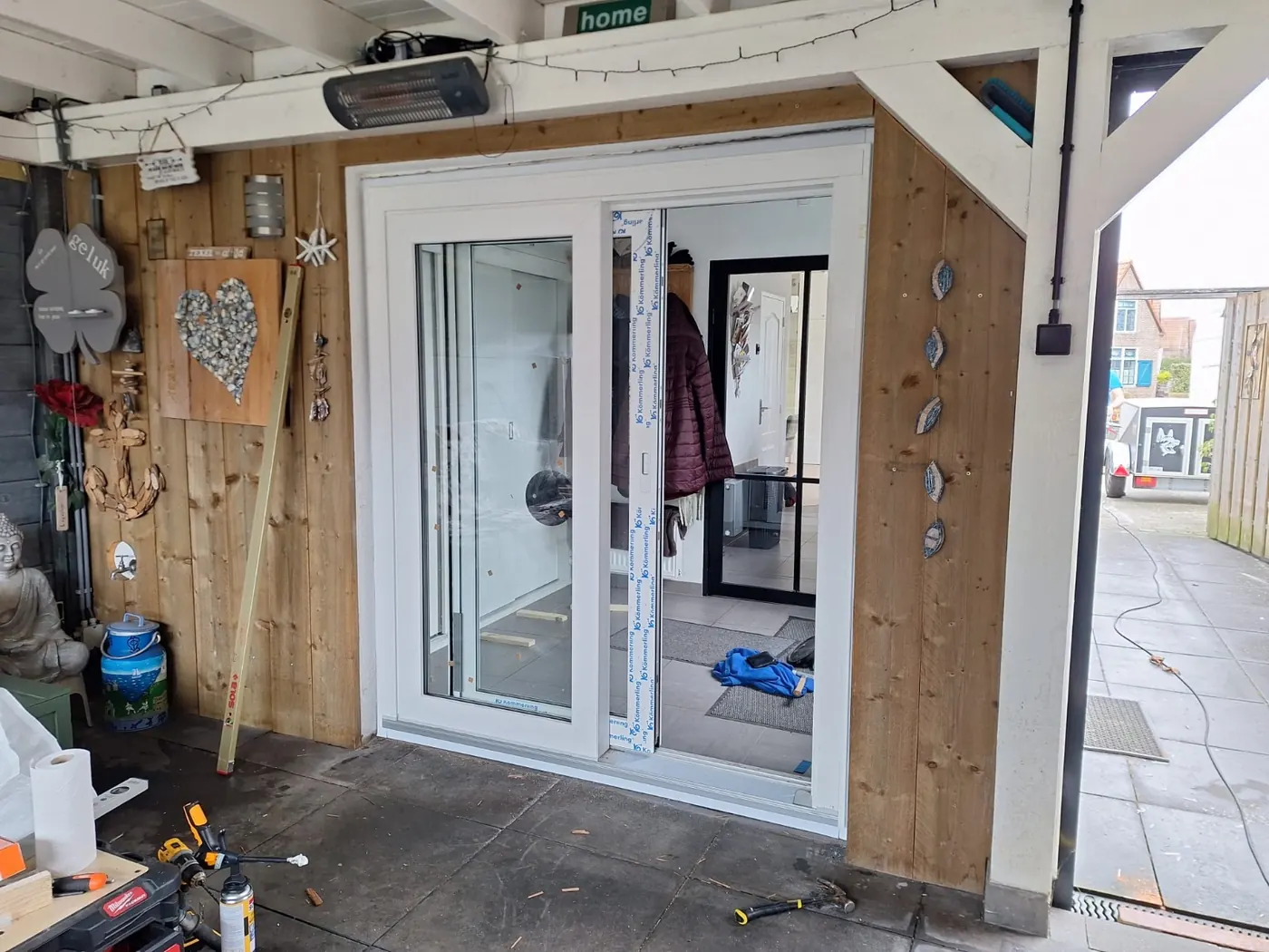 Tuinkamer en bijkeuken in wit kunststof, foto 11