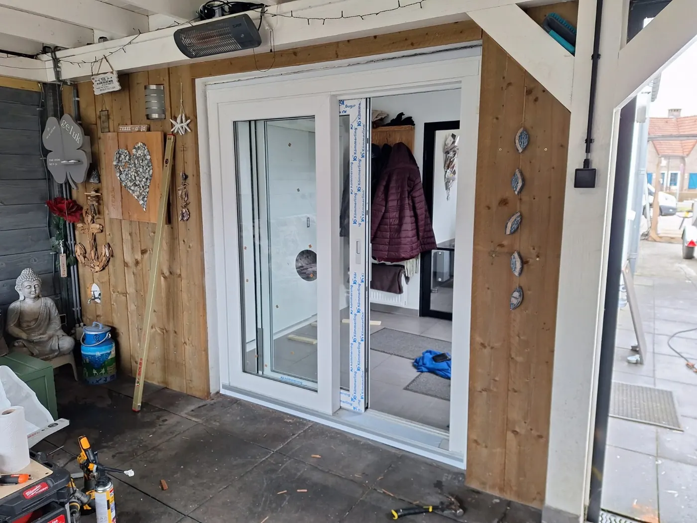 Tuinkamer en bijkeuken in wit kunststof, foto 12