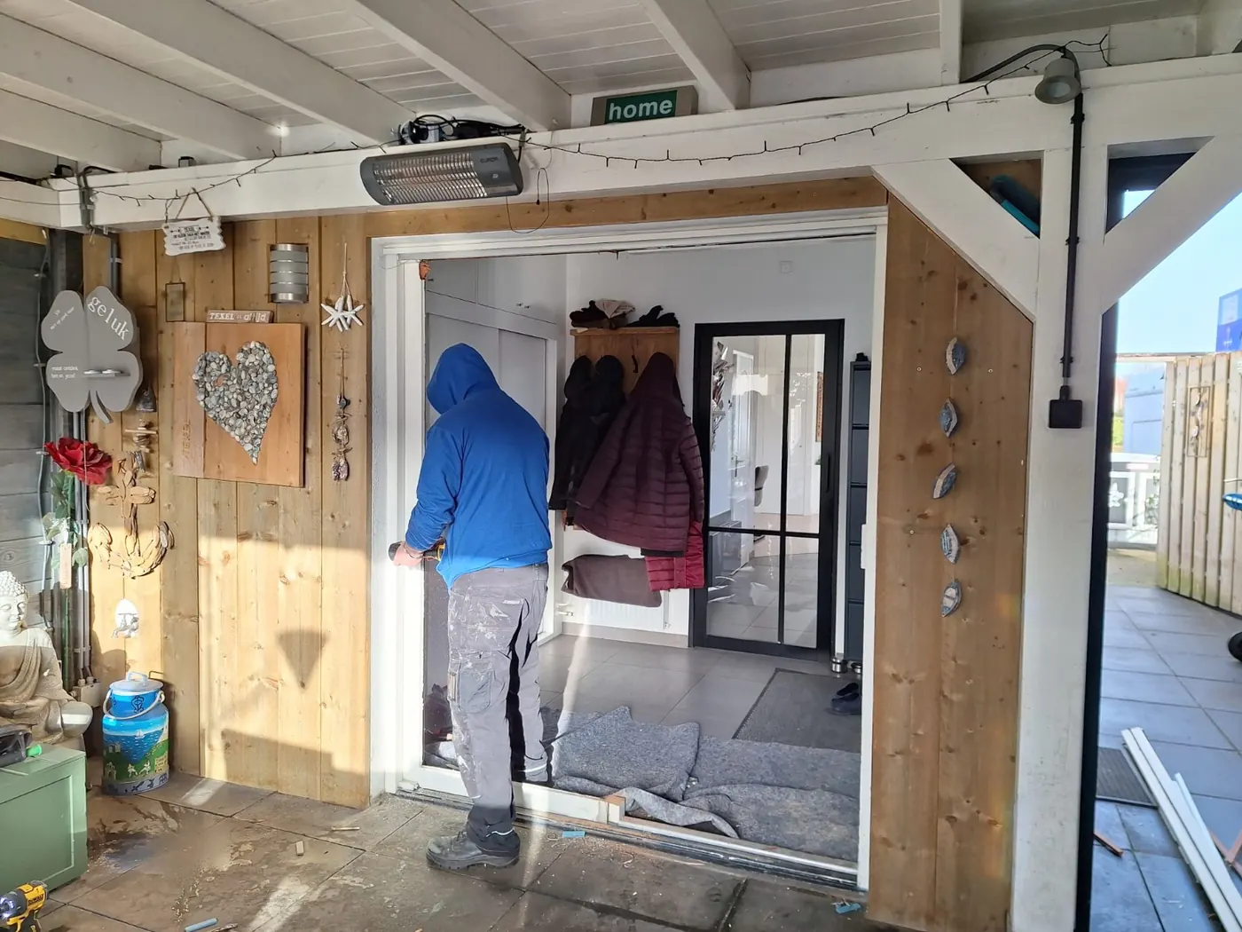 Tuinkamer en bijkeuken in wit kunststof, foto 15
