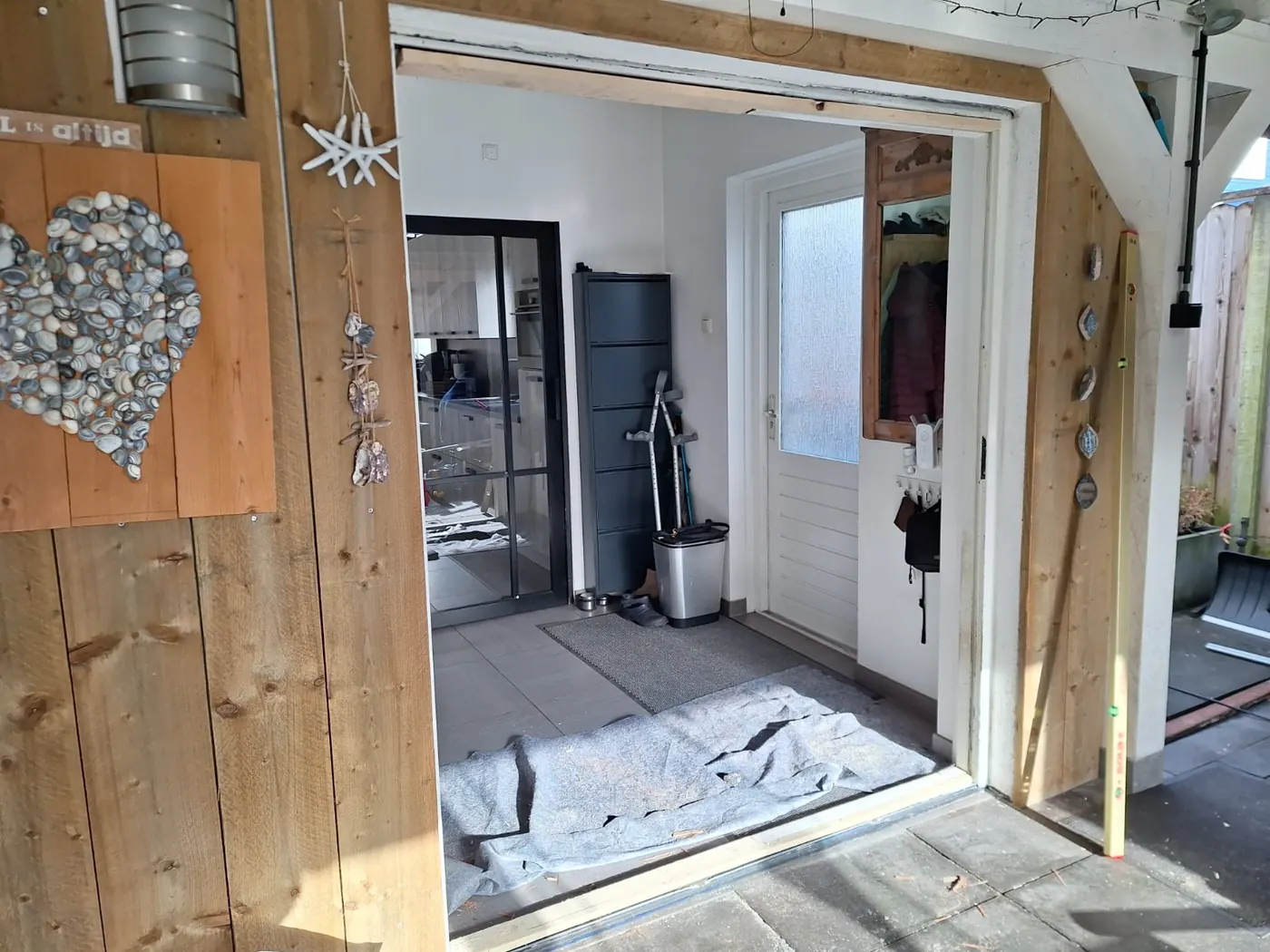 Tuinkamer en bijkeuken in wit kunststof, foto 16