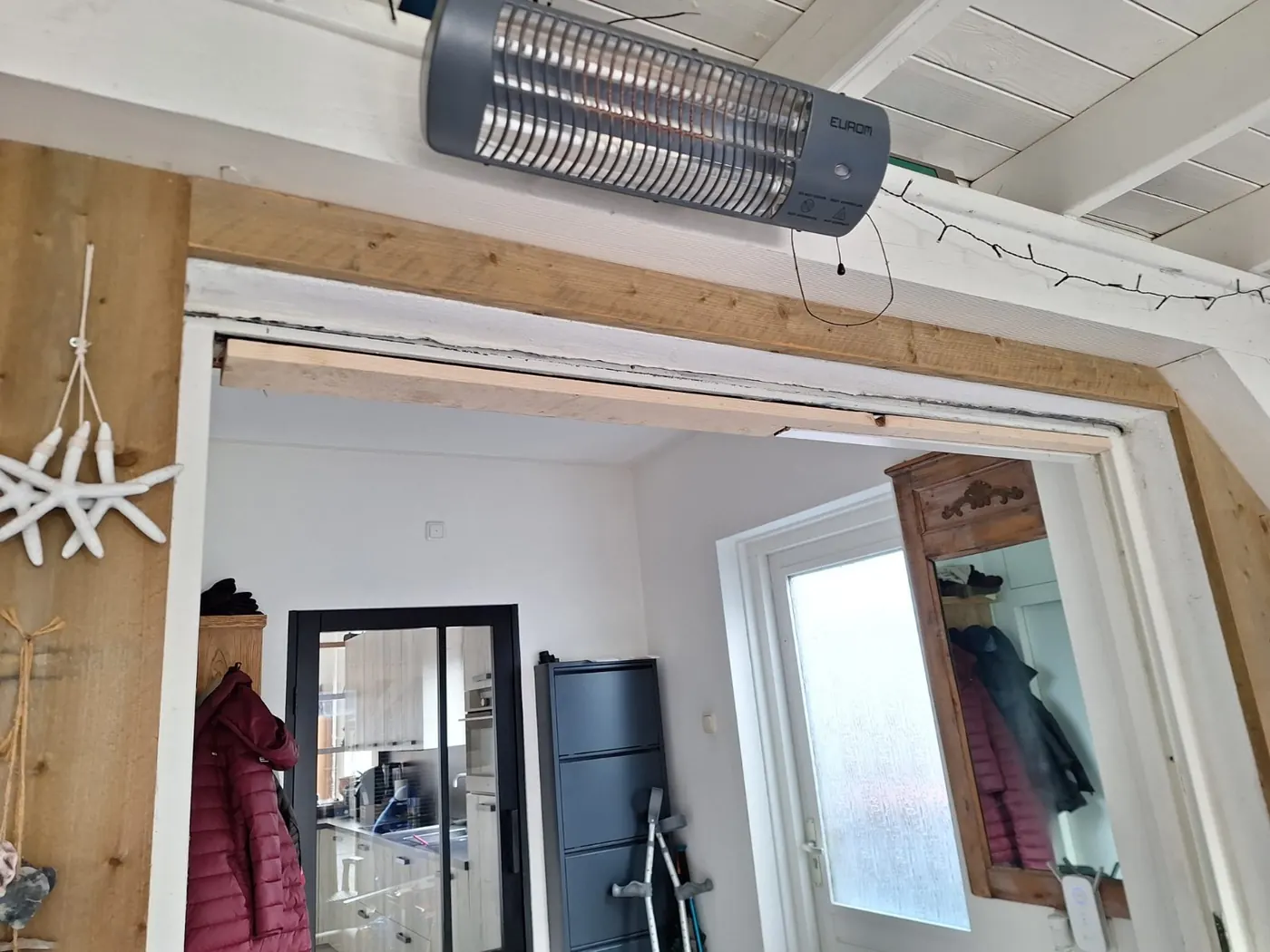 Tuinkamer en bijkeuken in wit kunststof, foto 17