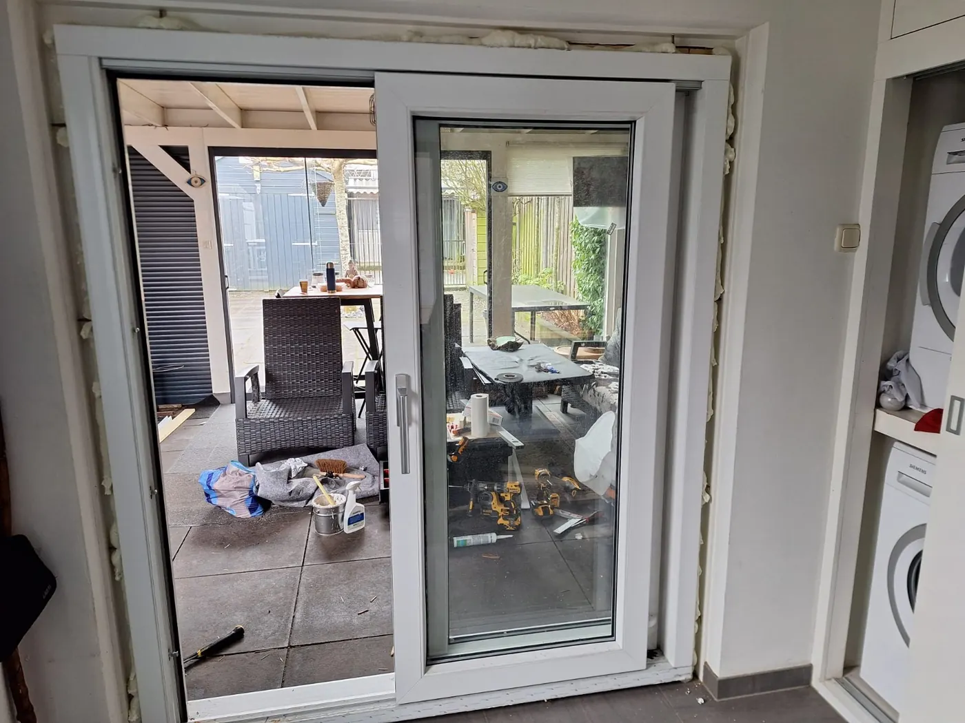 Tuinkamer en bijkeuken in wit kunststof, foto 19